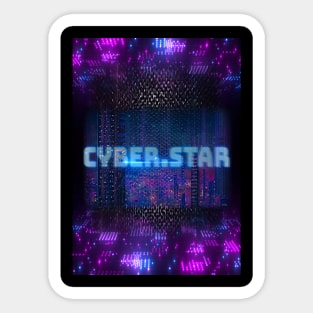 Cyber.Star.Designs. Sticker